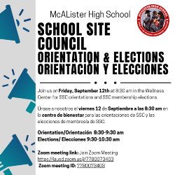 SSC Orientation/ Eleccion